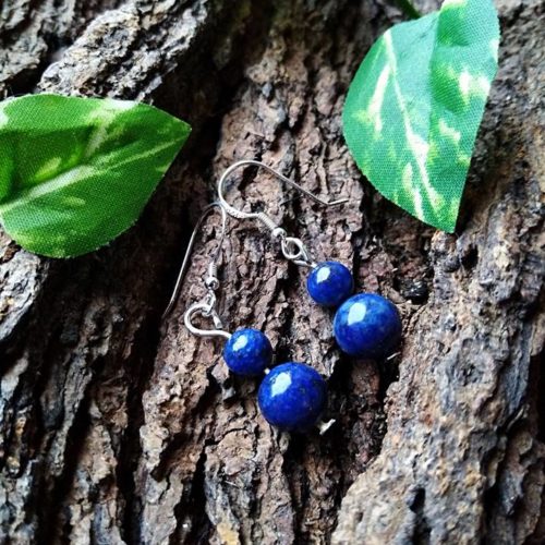 Boucles d’oreilles en Lapis-Lazuli