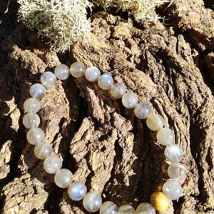 Bracelet Labradorite Perles de 8mm Protection et intuition