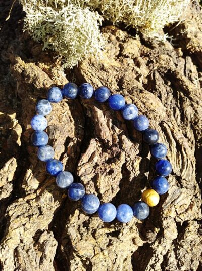 Bracelet  Sodalite perles de 8 mm