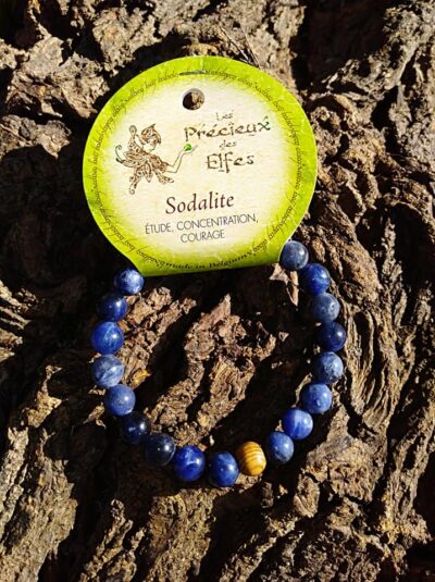 Bracelet  Sodalite perles de 8 mm