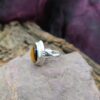 Bague en Argent 925 - Oeil du Tigre - Taille 48 – Image 2
