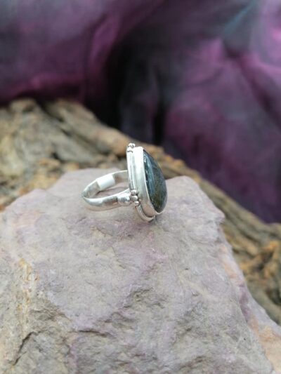 Bague en Argent 925 – Labradorite – Taille 51