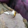 Bague en Argent 925 - Oeil du Tigre - Taille 48 – Image 3