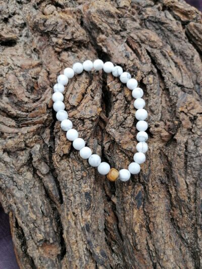 Bracelet  Howlite Perles de  6mm