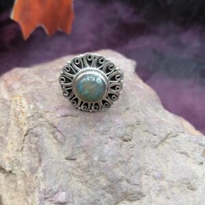 Bague en Argent 925 – Labradorite – Taille 60