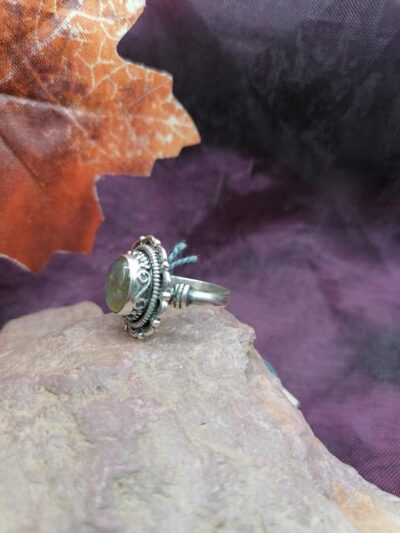 Bague en Argent 925 – Labradorite – Taille 54