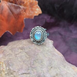 Bague en Argent 925 – Labradorite – Taille 54