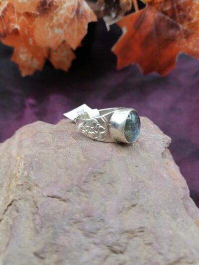 Bague en Argent 925 – Labradorite – Taille 52