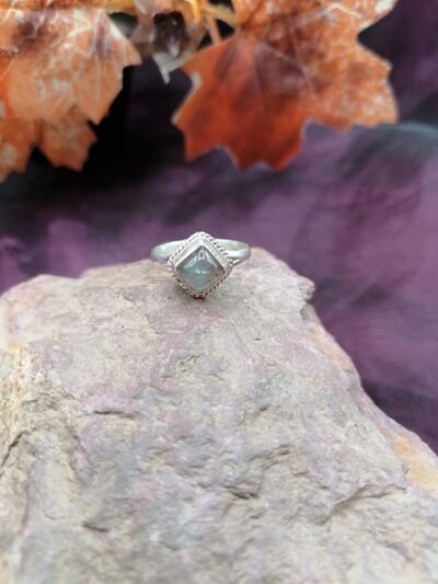 Bague en Argent 925 – Labradorite – Taille 55