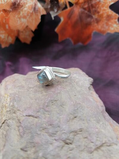 Bague en Argent 925 – Labradorite – Taille 55