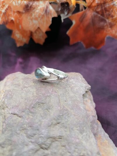 Bague en Argent 925 – Labradorite – Taille 51