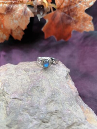 Bague en Argent 925 – Labradorite – Taille 55