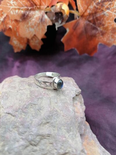 Bague en Argent 925 – Labradorite – Taille 55