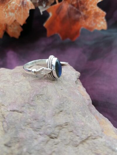 Bague en Argent 925 – Labradorite – Taille 55