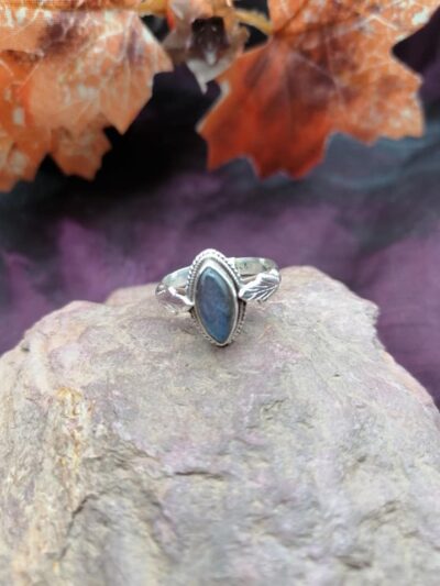 Bague en Argent 925 – Labradorite – Taille 53