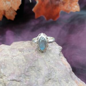 Bague en Argent 925 – Labradorite – Taille 55