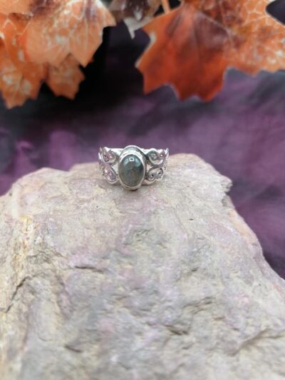 Bague en Argent 925 – Labradorite – Taille 54