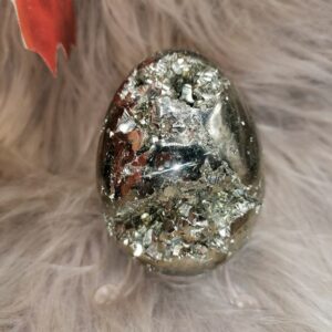 Oeuf en Pyrite  – 7 cm