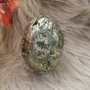 Oeuf en Pyrite  – 9 cm