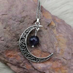 Pendentif « Pouvoir de Lune » – Améthyste