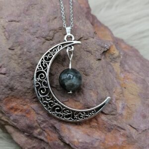 Pendentif “Pouvoir de Lune” – Labradorite