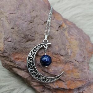 Pendentif « Pouvoir de Lune » – Lapis-Lazuli