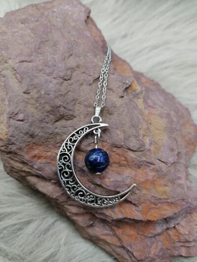 Pendentif “Pouvoir de Lune” – Lapis-Lazuli