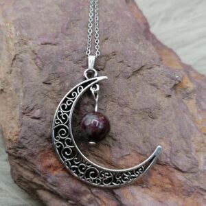 Pendentif « Pouvoir de Lune » Tourmaline Melon d’Eau