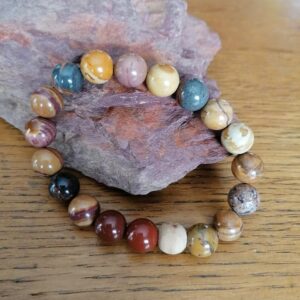 Bracelet en Mookaite – 10 mm