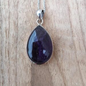 Pendentif goutte Améthyste – Argent 925