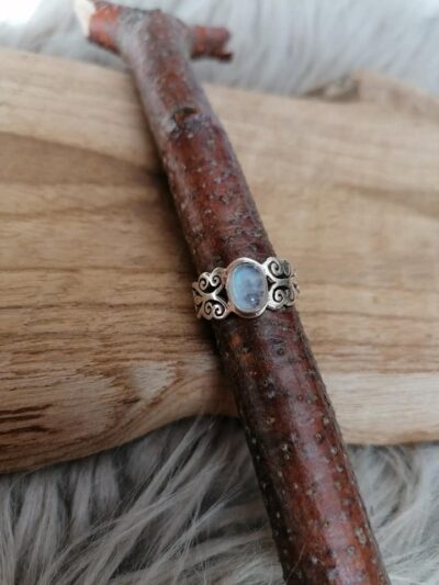 Bague en Pierre de Lune – Argent 925 – Taille 57