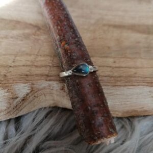 Bague en Labradorite – Argent 925 – Taille 56