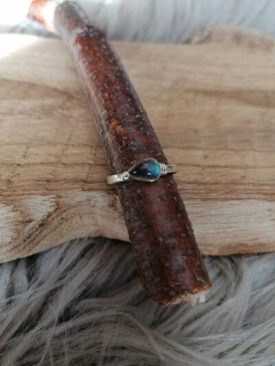 Bague en Labradorite – Argent 925 – Taille 56
