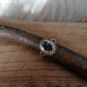 Bague en Cristal de Roche - Argent 925