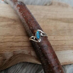 Bague en Labradorite – Argent 925 – Taille 56