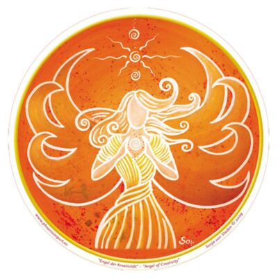 Stickers Ange de la Créativité - 12 cm