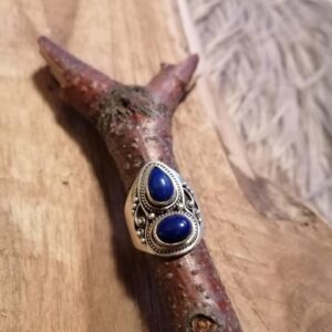 Bague en Lapis-Lazuli en Argent 925 - Taille 54