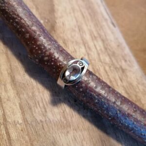 Bague en Cristal de Roche – Argent 925 – Taille 54