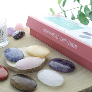 Coffret Massage Galets 7 Chakras