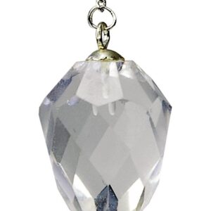 Pendule Goutte à Facettes en Cristal de Roche