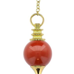 Pendule Sephoroton en Jaspe Rouge