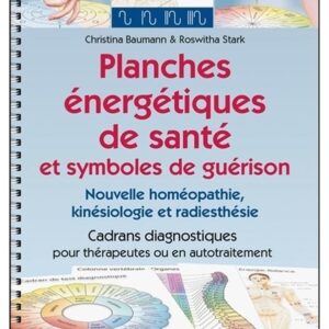 Planches énergétiques de santé et symboles de guérison
