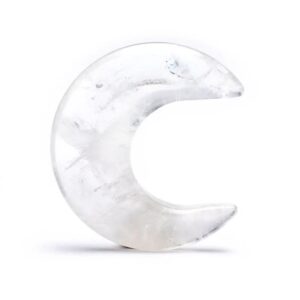 Pierre en forme de lune Cristal de roche