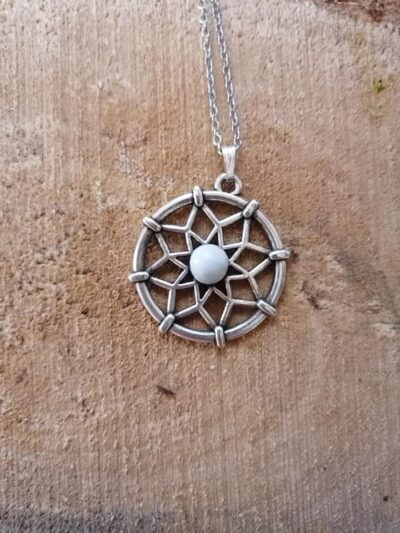 Pendentif Fleur de Vie – Howlite