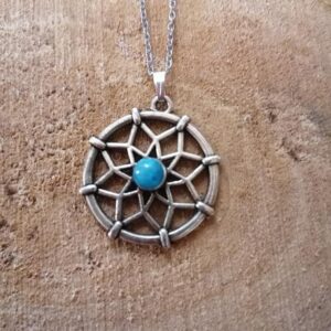 Pendentif Fleur de Vie - Apatite