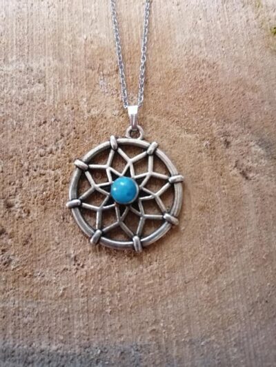 Pendentif Fleur de Vie - Apatite