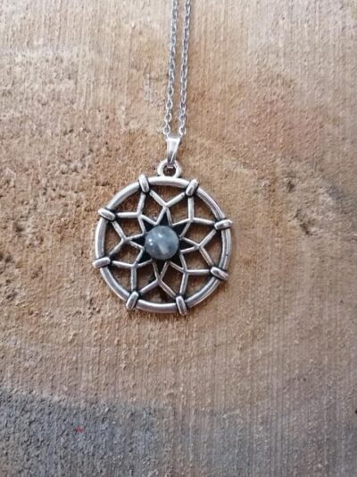 Pendentif Fleur de Vie – Labradorite