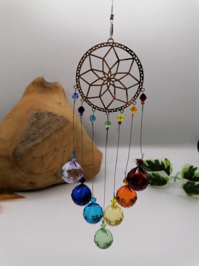 Boules Cristal feng shui 7 chakras et mandala