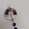 Boule Cristal feng shui 7 chakras et Arbre de Vie