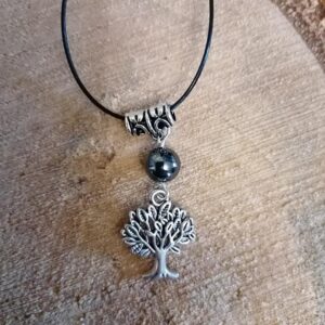 Pendentif Arbre et Hématite